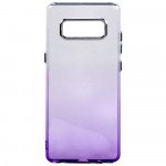 Wholesale Galaxy Note 8 Gradient Armor Hybrid Case (Purple)